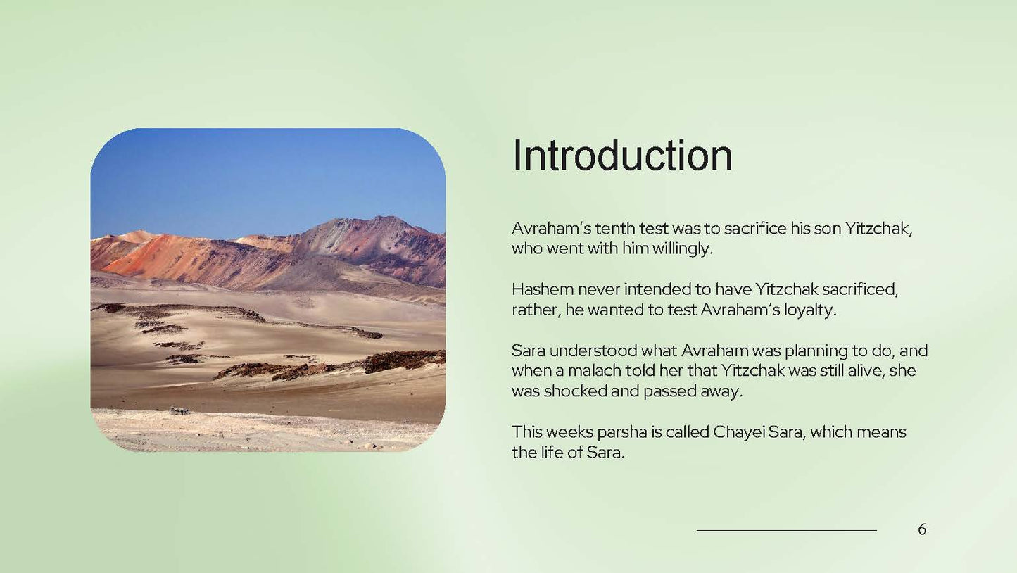 Dvar Torah Curriculum - BETA EDITION