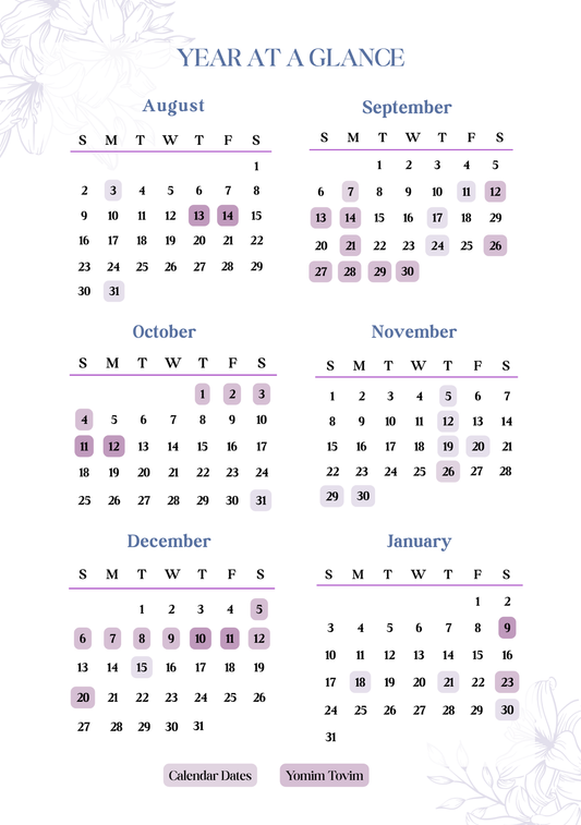 Chabad STUDENT Planner 5787