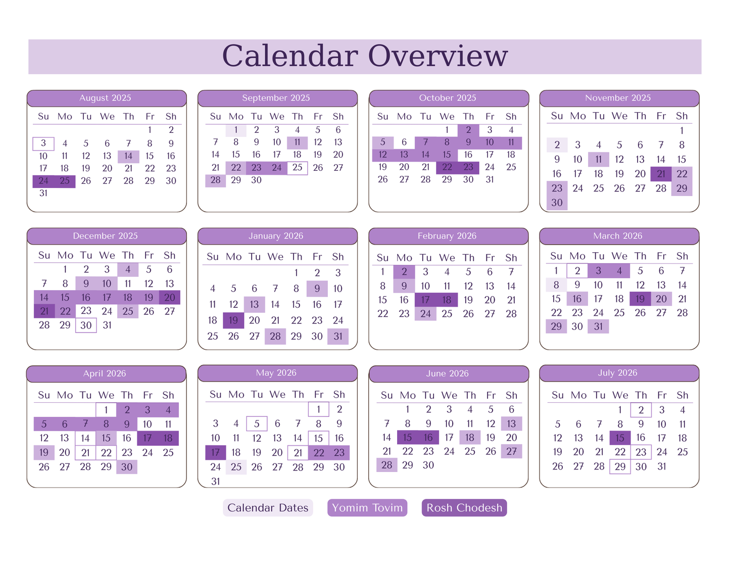 Jewish Teacher Planner - Hard Copy