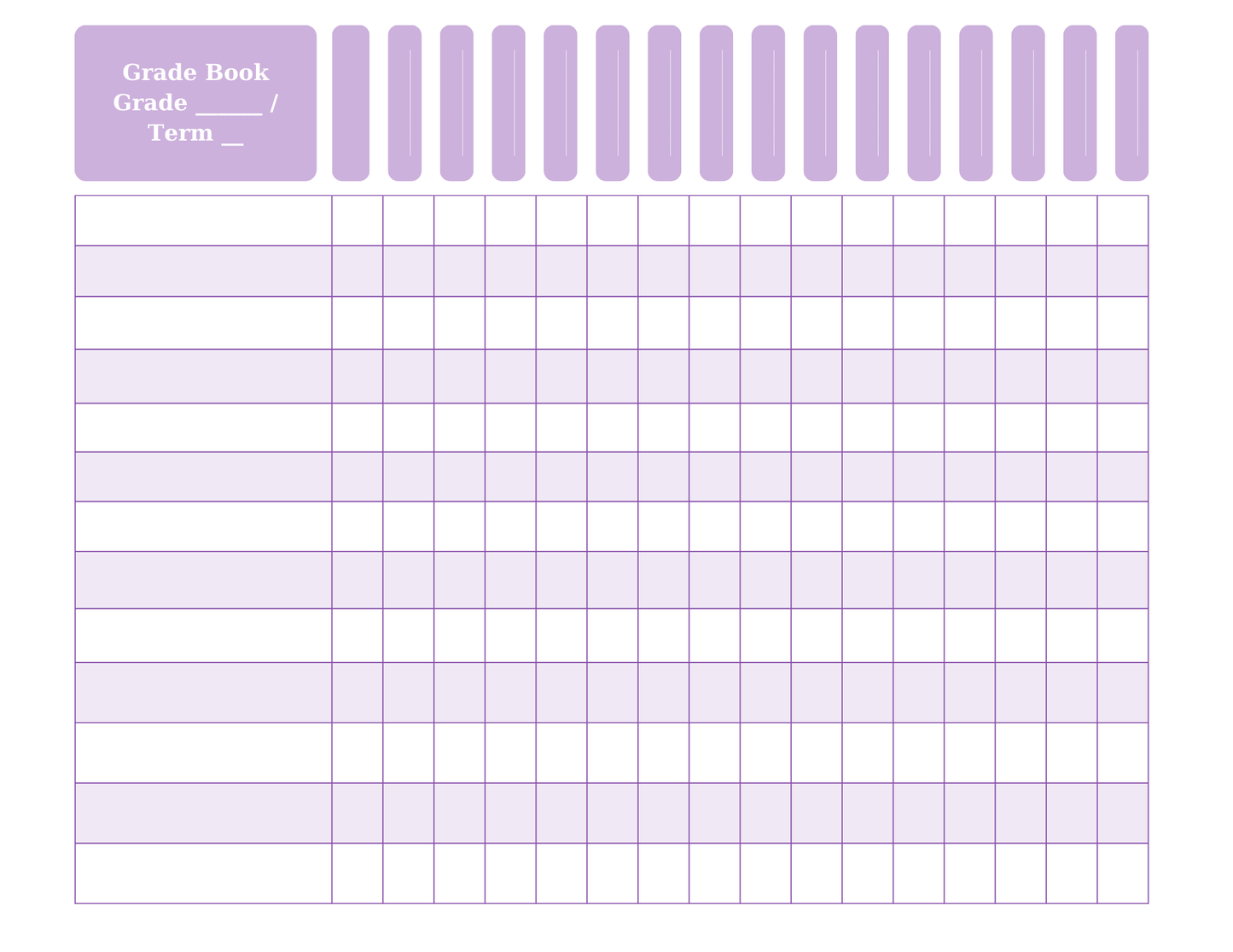 Jewish Teacher Planner - Hard Copy