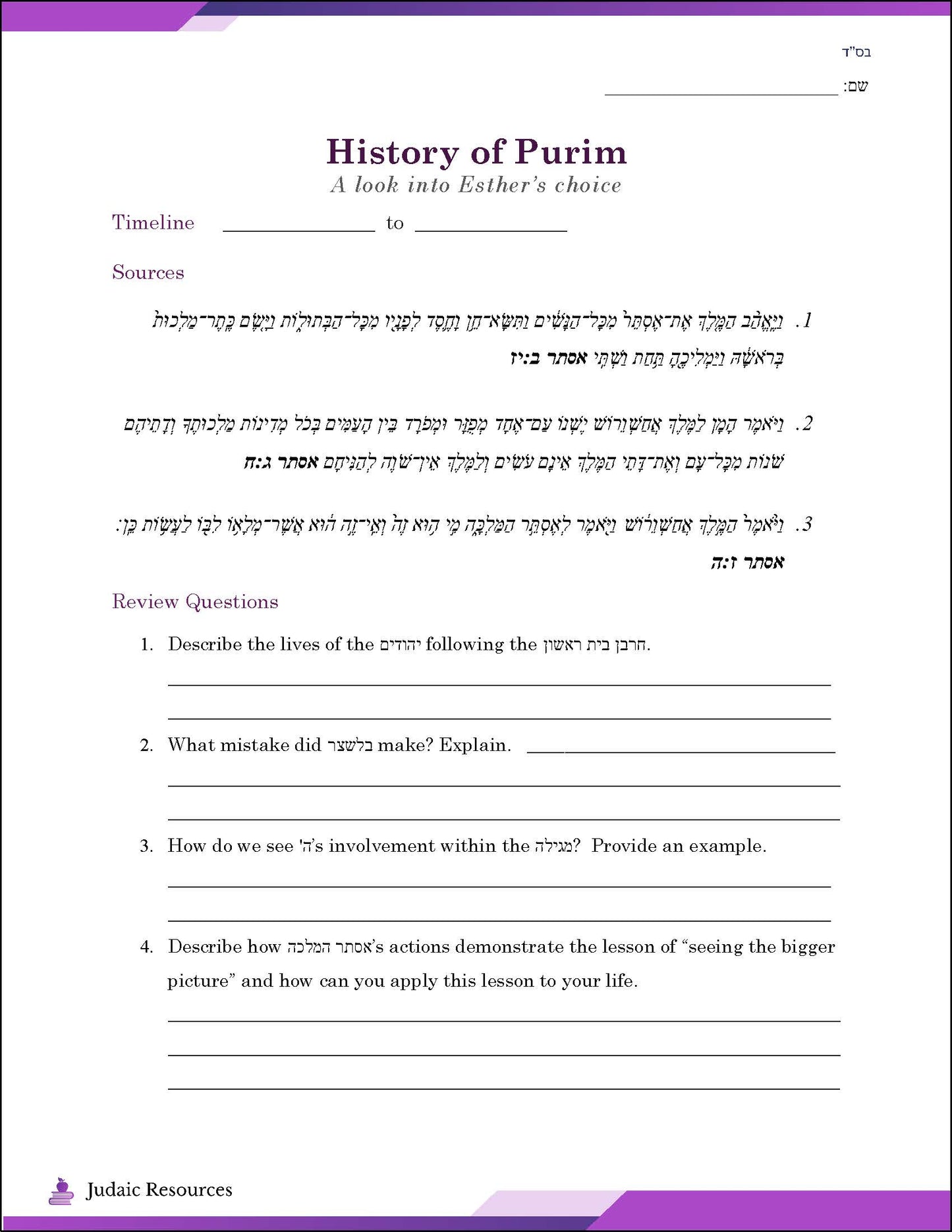 History of Purim: A look into Esther's choice