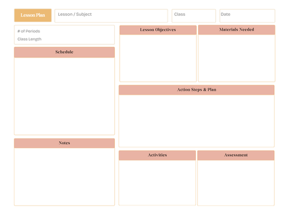 DIGITAL Chabad Teacher Planner - PDF
