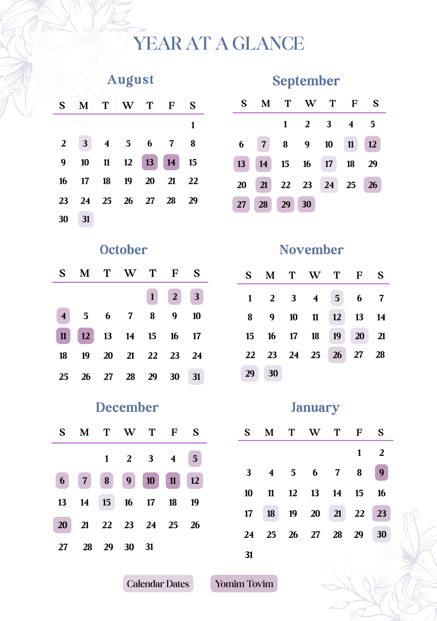 Chabad Personal Planner 5787