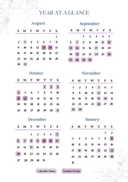 Chabad Personal Planner 5787
