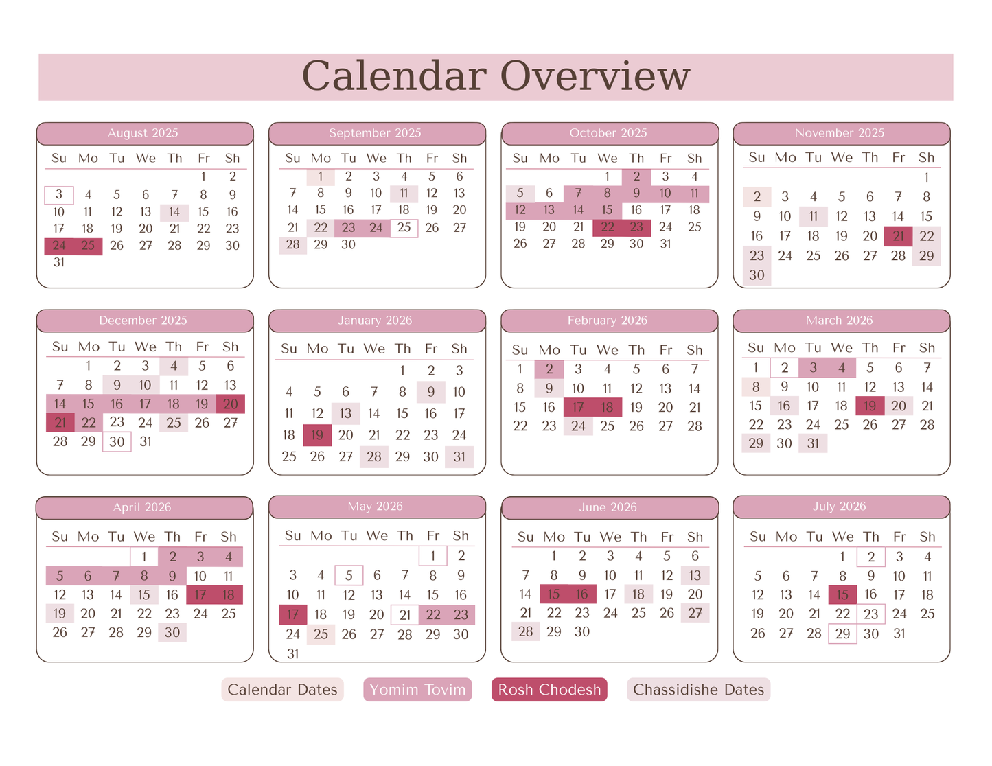Chabad Teacher Planner *Printed*