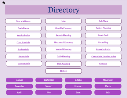 Digital Teacher Planner 5785