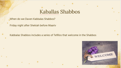 Shabbos & Yom Tov Davening Resources