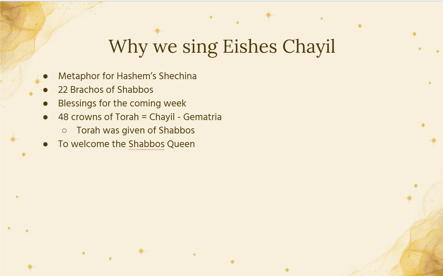 Shabbos & Yom Tov Davening Resources