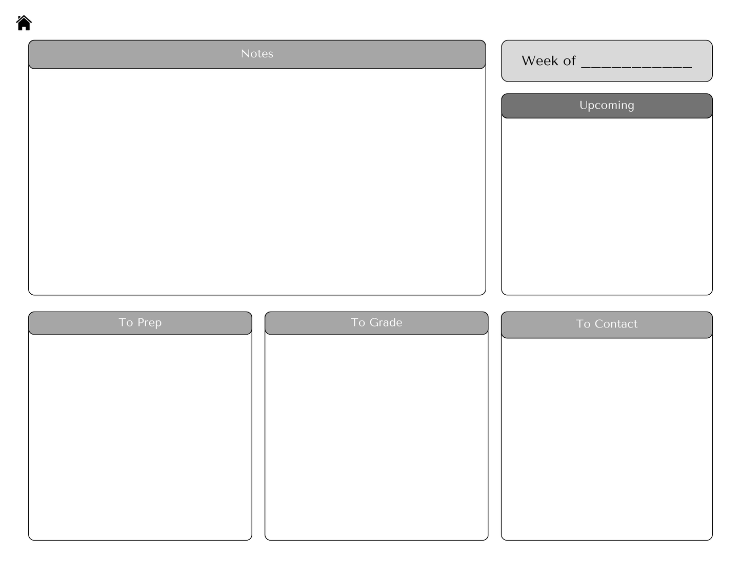 Chabad Teacher Planner *Printed*