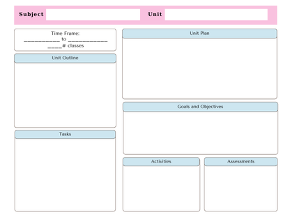 Chabad Teacher Planner - Jewish Online School Exclusive
