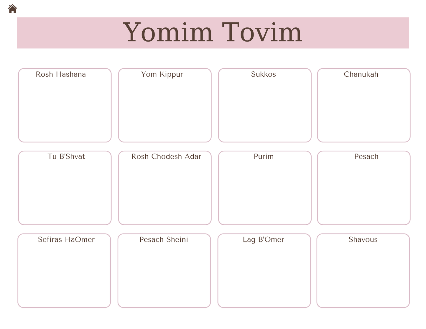 Digital Chabad Teacher Planner 5786