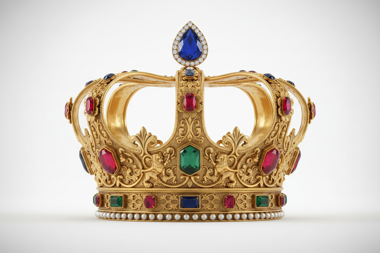 a golden kinds crown